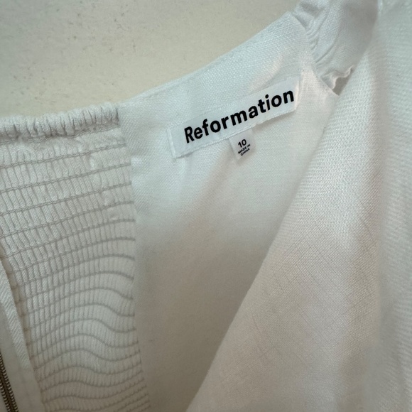 NWT Reformation Bridgton Linen Dress - Picture 3 of 3